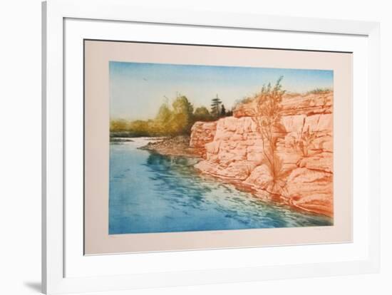 Red Rocks-Harvey Kidder-Framed Limited Edition