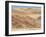 Red Rocky Landscape with Jeep in Distance, Purros Conservancy Wilderness, Kaokoland, Namibia-Kim Walker-Framed Photographic Print