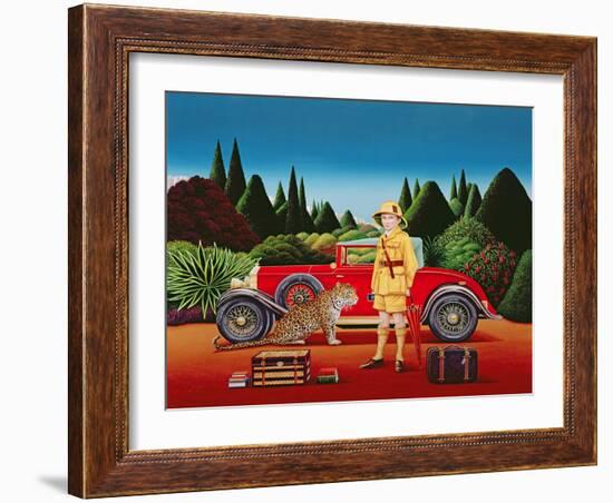 Red Rolls Royce, 1992-Anthony Southcombe-Framed Giclee Print