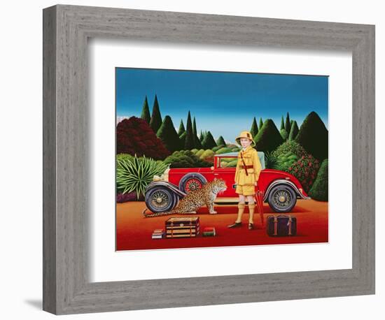 Red Rolls Royce, 1992-Anthony Southcombe-Framed Giclee Print