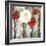 Red Romantic Blossoms II-Jane Slivka-Framed Art Print