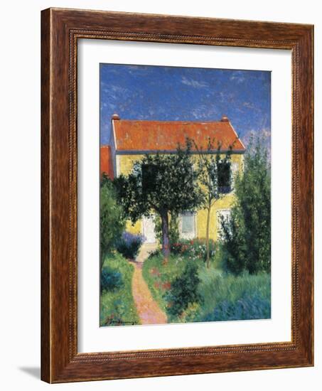 Red Roof-Federico Zandomeneghi-Framed Giclee Print