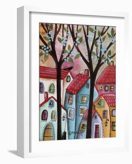 Red Roofs-Karla Gerard-Framed Giclee Print