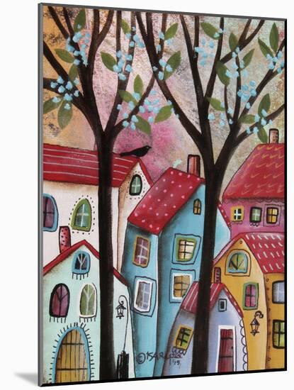 Red Roofs-Karla Gerard-Mounted Giclee Print