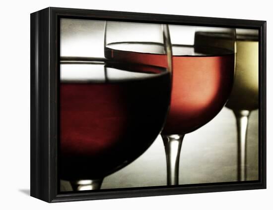 Red, Rose and White Wine-Steve Lupton-Framed Premier Image Canvas