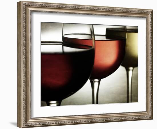 Red, Rose and White Wine-Steve Lupton-Framed Photographic Print