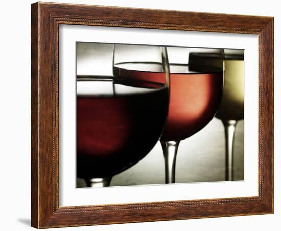 Red, Rose and White Wine-Steve Lupton-Framed Photographic Print