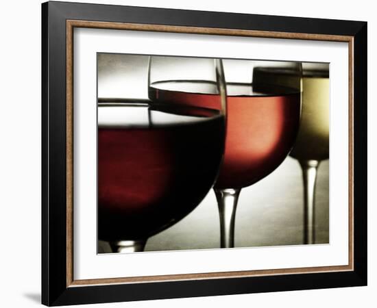 Red, Rose and White Wine-Steve Lupton-Framed Photographic Print