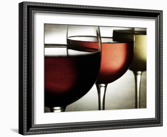 Red, Rose and White Wine-Steve Lupton-Framed Photographic Print