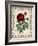 Red Rose with Wrought Iron BorderII-null-Framed Art Print