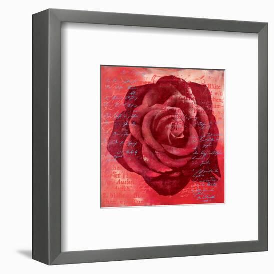 Red Rose-Anna Flores-Framed Art Print