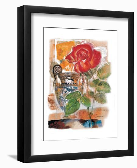 Red Rose-Joadoor-Framed Art Print