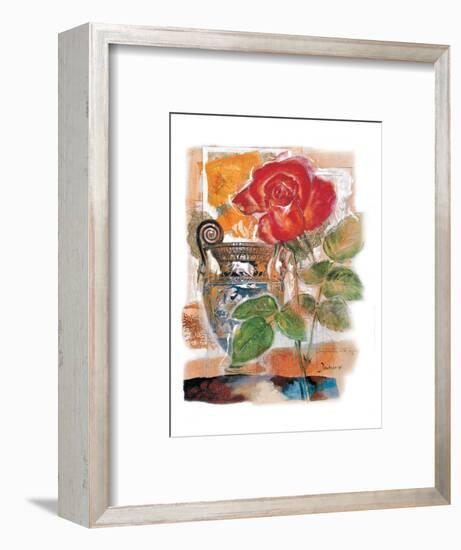 Red Rose-Joadoor-Framed Art Print