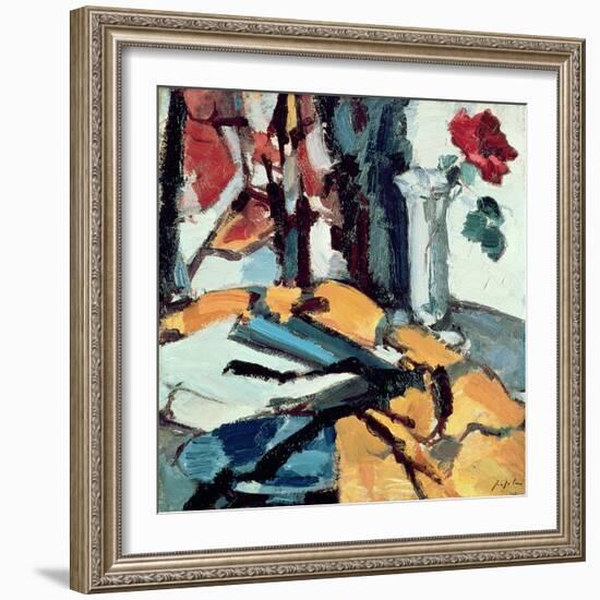 Red Rose-Samuel John Peploe-Framed Giclee Print