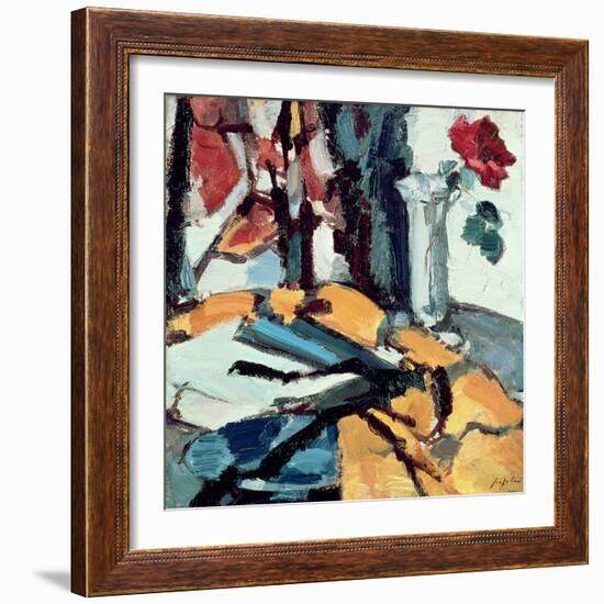 Red Rose-Samuel John Peploe-Framed Giclee Print