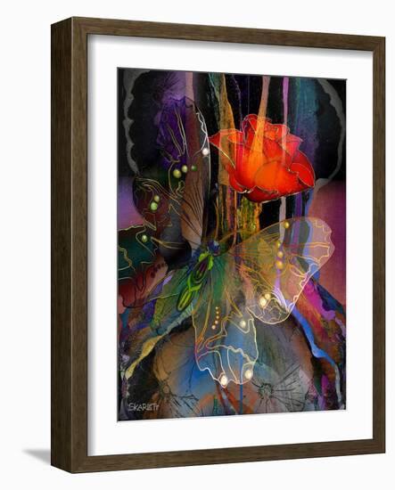 Red Rose-Skarlett-Framed Giclee Print