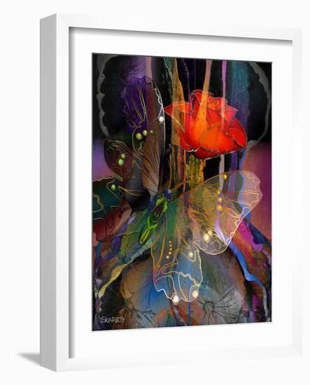 Red Rose-Skarlett-Framed Giclee Print