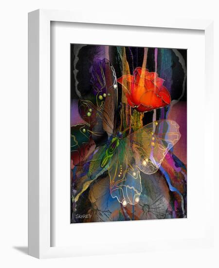 Red Rose-Skarlett-Framed Giclee Print