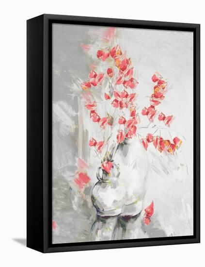 Red Roses II-Heather A. French-Roussia-Framed Stretched Canvas