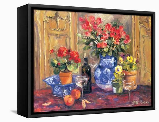 Red Roses-Allayn Stevens-Framed Stretched Canvas