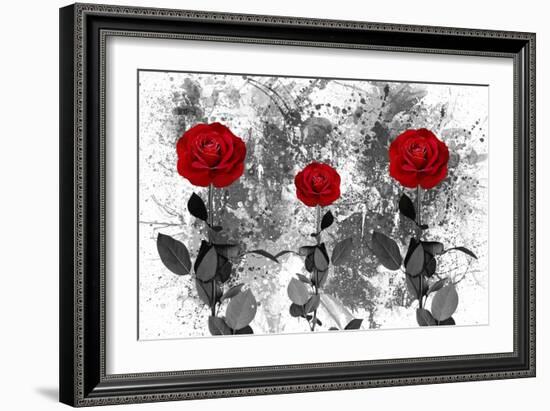 Red Roses-Ata Alishahi-Framed Giclee Print