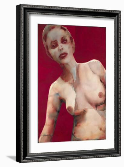 Red S-Graham Dean-Framed Giclee Print