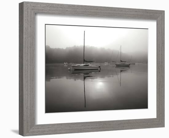 Red Sail - BW-Tammy Putman-Framed Photographic Print