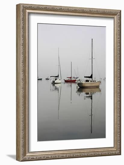 Red Sailboat I-Tammy Putman-Framed Photographic Print