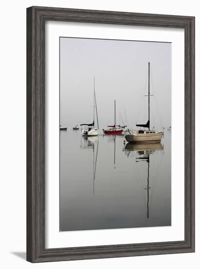 Red Sailboat I-Tammy Putman-Framed Photographic Print