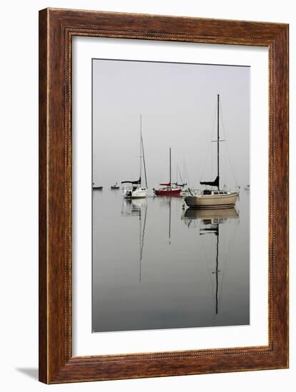 Red Sailboat I-Tammy Putman-Framed Photographic Print