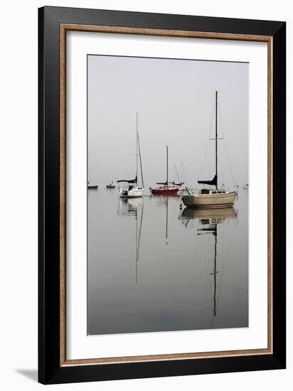 Red Sailboat I-Tammy Putman-Framed Photographic Print