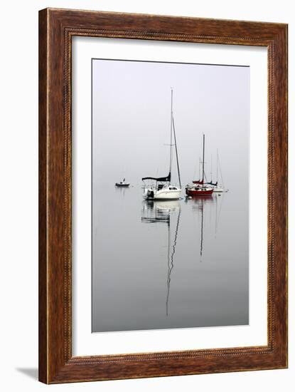 Red Sailboat II-Tammy Putman-Framed Photographic Print