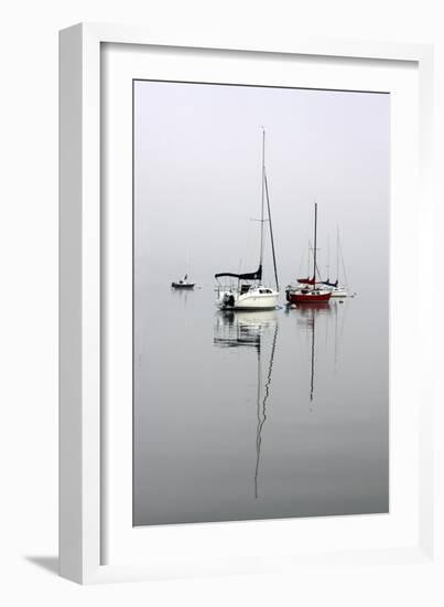 Red Sailboat II-Tammy Putman-Framed Photographic Print