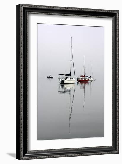 Red Sailboat II-Tammy Putman-Framed Photographic Print