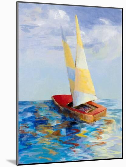 Red Sailboat-Lanie Loreth-Mounted Art Print