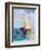 Red Sailboat-Lanie Loreth-Framed Premium Giclee Print