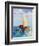 Red Sailboat-Lanie Loreth-Framed Premium Giclee Print