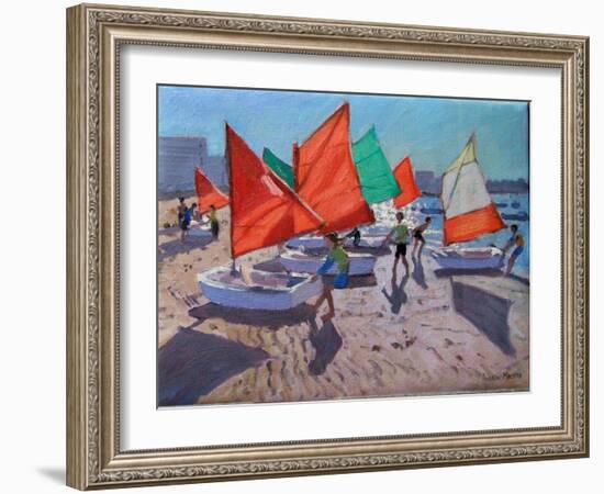 Red Sails, Royan, France-Andrew Macara-Framed Giclee Print