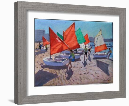 Red Sails, Royan, France-Andrew Macara-Framed Giclee Print