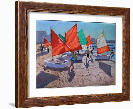 Red Sails, Royan, France-Andrew Macara-Framed Giclee Print