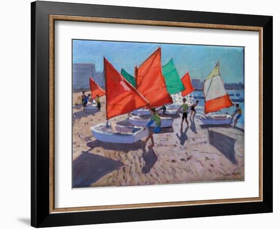 Red Sails, Royan, France-Andrew Macara-Framed Giclee Print