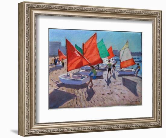 Red Sails, Royan, France-Andrew Macara-Framed Giclee Print