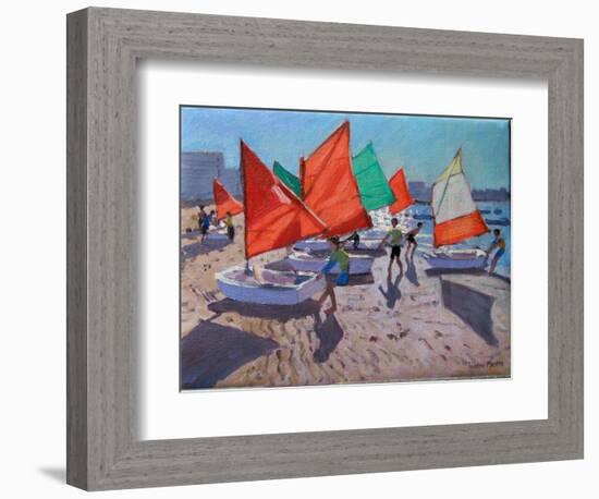 Red Sails, Royan, France-Andrew Macara-Framed Giclee Print