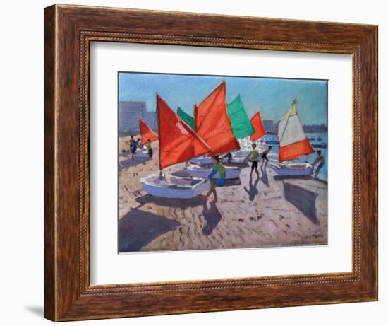 Red Sails, Royan, France-Andrew Macara-Framed Giclee Print