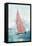 Red sails-Allison Pearce-Framed Stretched Canvas