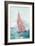 Red sails-Allison Pearce-Framed Art Print