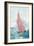 Red sails-Allison Pearce-Framed Art Print