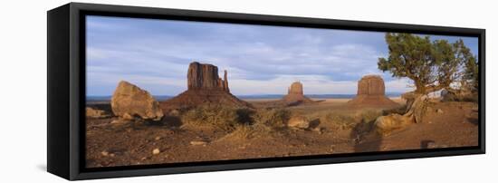 Red Sandstone Monuments in Monument Valley Navajo Tribal Park, Grand Canyon Np, Arizona, USA-Paul Souders-Framed Premier Image Canvas