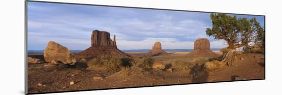 Red Sandstone Monuments in Monument Valley Navajo Tribal Park, Grand Canyon Np, Arizona, USA-Paul Souders-Mounted Photographic Print