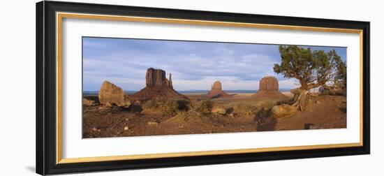 Red Sandstone Monuments in Monument Valley Navajo Tribal Park, Grand Canyon Np, Arizona, USA-Paul Souders-Framed Photographic Print